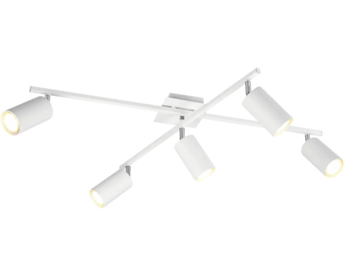 Plafonnier avec cinq spots