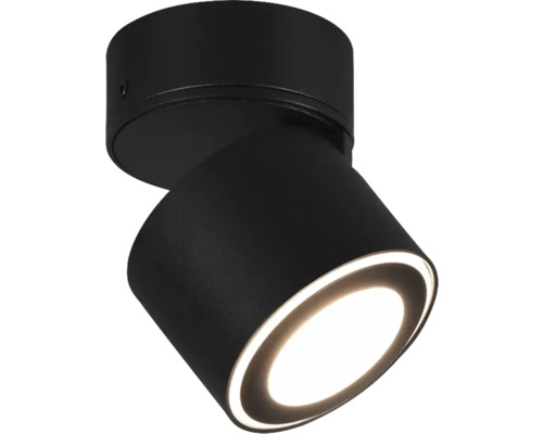 Schwarzer Deckenstrahler zur Raumbeleuchtung