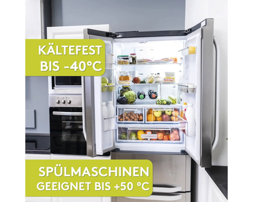 Réfrigérateur ouvert rempli de nourriture