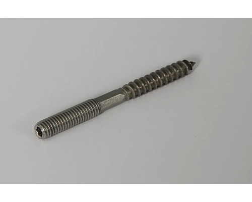 Stockschraube mit metrischem Gewinde und Holzgewinde