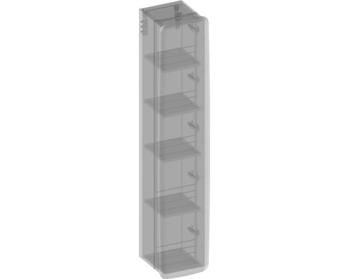 Armoire haute avec cinq étagères