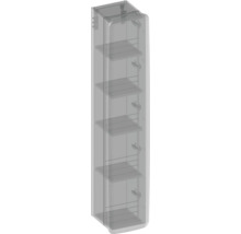 Armoire de salle de bain avec cinq étagères