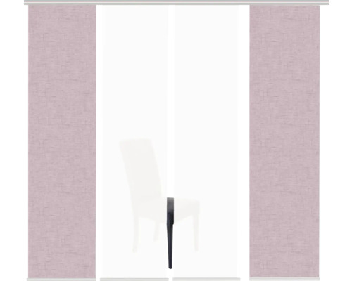 Flächenvorhang mit Textiloptik