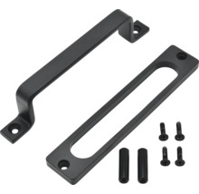 Kit de poignée de porte coulissante avec poignée, cache, vis et douilles