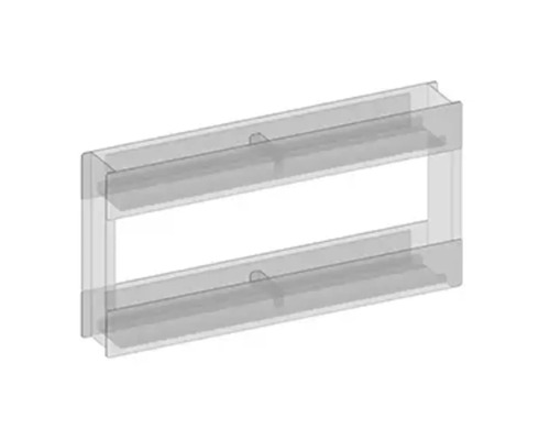 Support d''étagère en plastique pour montage mural
