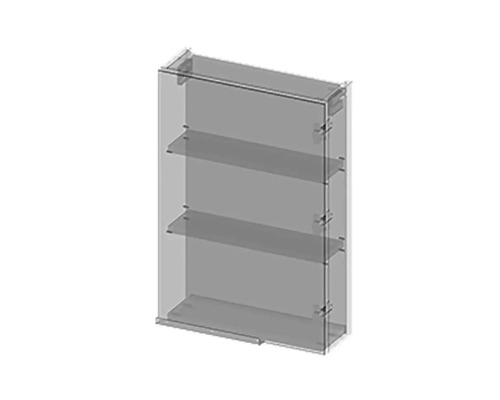 Élément d''armoire avec trois étagères