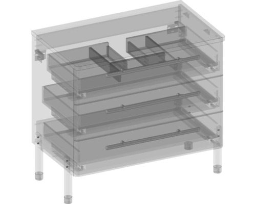 Waschbeckenunterschrank mit Schubladen