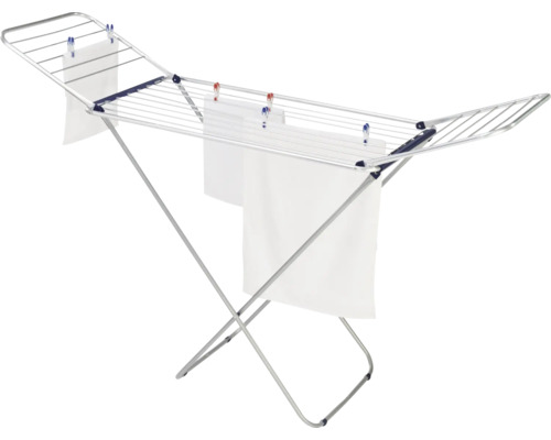 Séchoir à linge avec ailes dépliées pour sécher le linge