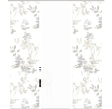 Portes coulissantes avec motif de feuilles pour l''espace de vie