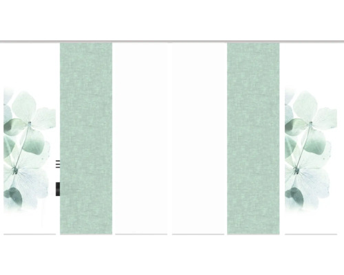 Panneau japonais avec motif floral