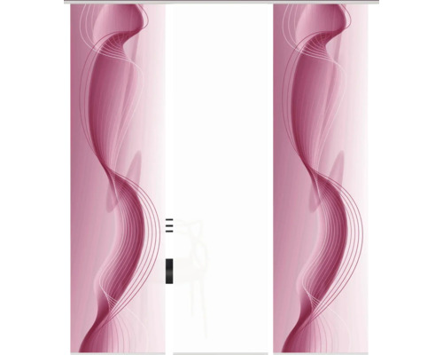 Schiebegardine mit abstraktem Design für Fensterdekoration