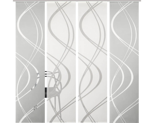 Schiebegardinen mit Muster