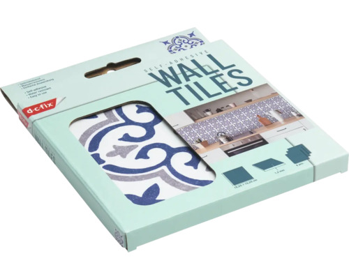 Carreaux muraux autocollants dans l''emballage