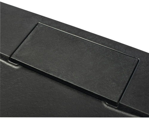 Vue détaillée d''un couvercle de table encastré