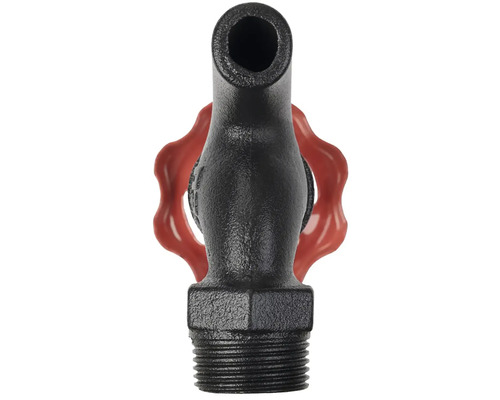 Robinet en métal fileté