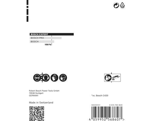 Informations sur Bosch Expert, Bosch Pro et les produits Bosch, ainsi que des consignes de sécurité et de recyclage.