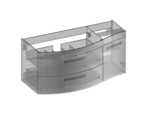 Waschtischunterschrank mit Schubladen und Stauraum