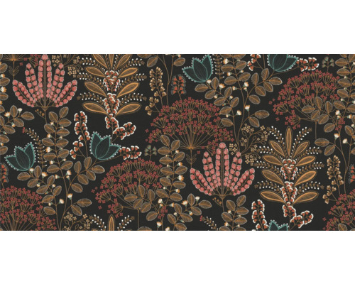 Papier peint avec motif de plantes pour la décoration murale