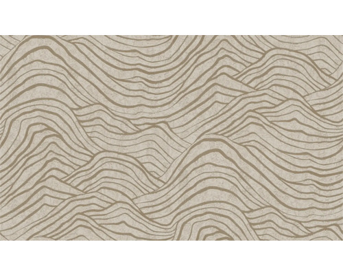 Papier peint à motif de lignes ondulées
