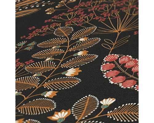 Papier peint à motif de plantes