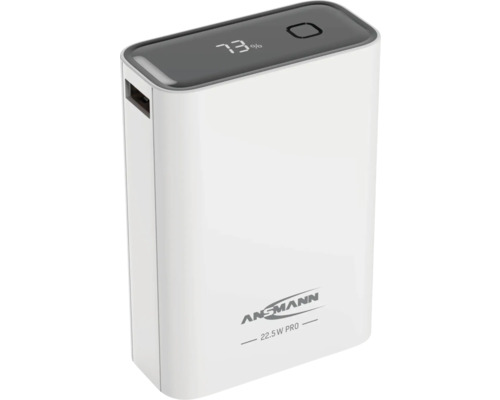 Ansmann Powerbank 22.5W PRO mit digitaler Anzeige