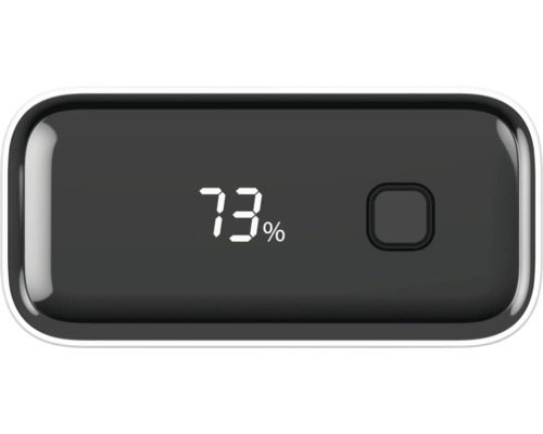 Ladestandsanzeige eines Akkus mit 73 Prozent Kapazität