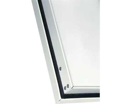 Vue détaillée d''un cadre avec joint et vis