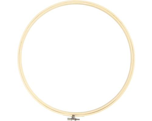Cercle à broder en bois avec vis