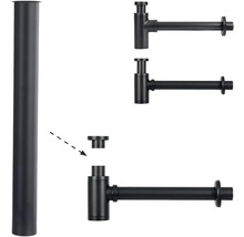 Siphon mit Tauchrohr und Abgangsrohr für Waschbecken