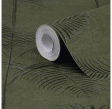 Rouleau de papier peint à motif de feuilles