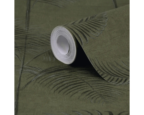 Rouleau de papier peint à motif de feuilles