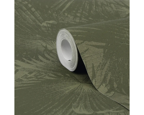 Rouleau de papier peint avec motif de plantes