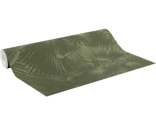 Rouleau de papier peint avec motif de feuilles de palmier