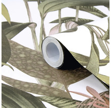 Rouleau de papier peint avec motif de plantes