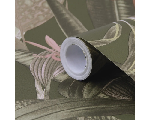 Rouleau de papier peint à motif de plantes