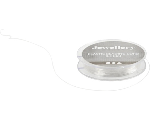 Cordon élastique pour bijoux 0,5 mm