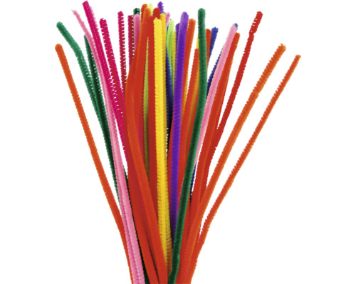 Verschiedenfarbige Pfeifenputzer für Bastelarbeiten
