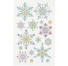 Aufkleber mit Schneeflockenmotiv