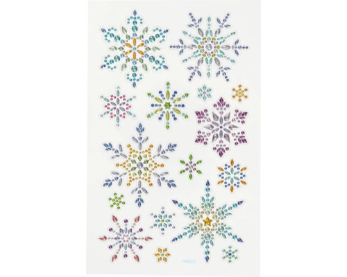 Aufkleber mit Schneeflockenmotiv