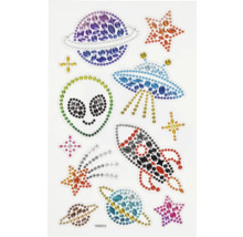 Aufkleber mit Weltraum Motiven