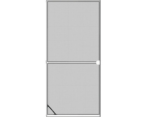Moustiquaire de porte endommagée dans la partie inférieure