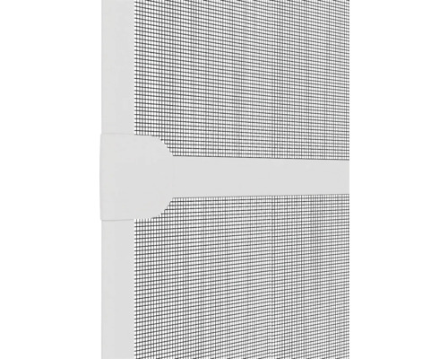 Nahaufnahme eines Insektenschutzgitters mit Rahmen