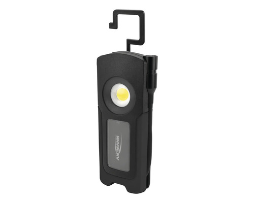 Lampe de travail noire Ansmann avec crochet