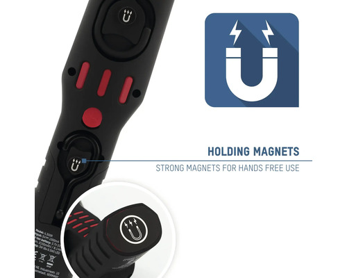 Support magnétique pour lampe pour une utilisation mains libres