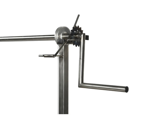 Grillspiessdreher mit Kurbel für Grillzubehör