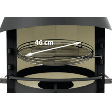 Gros plan d''une grille de barbecue de 46 centimètres de diamètre