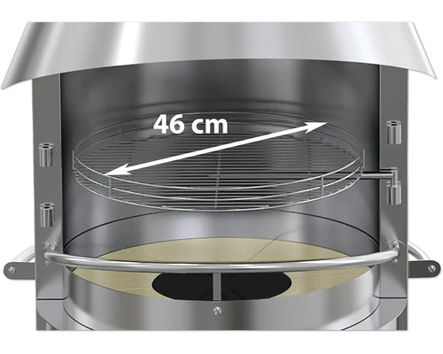 Grille de cuisson d''un diamètre de 46 centimètres