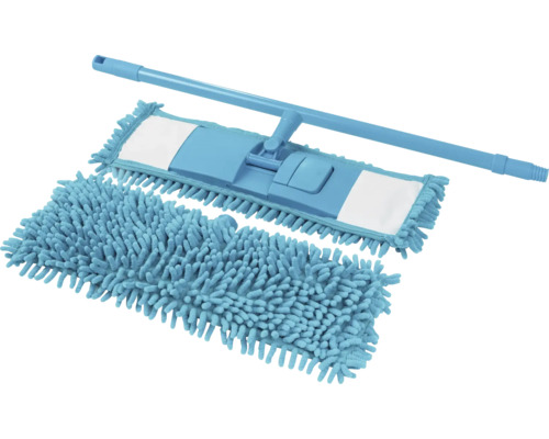 Serpillère avec housse microfibre et manche télescopique