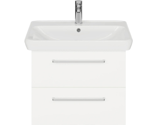 Meuble sous-vasque avec deux tiroirs et vasque à poser