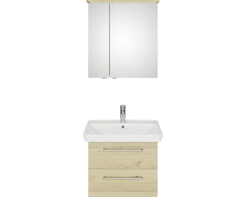 Meuble sous-lavabo avec lavabo et armoire de toilette pour la salle de bain